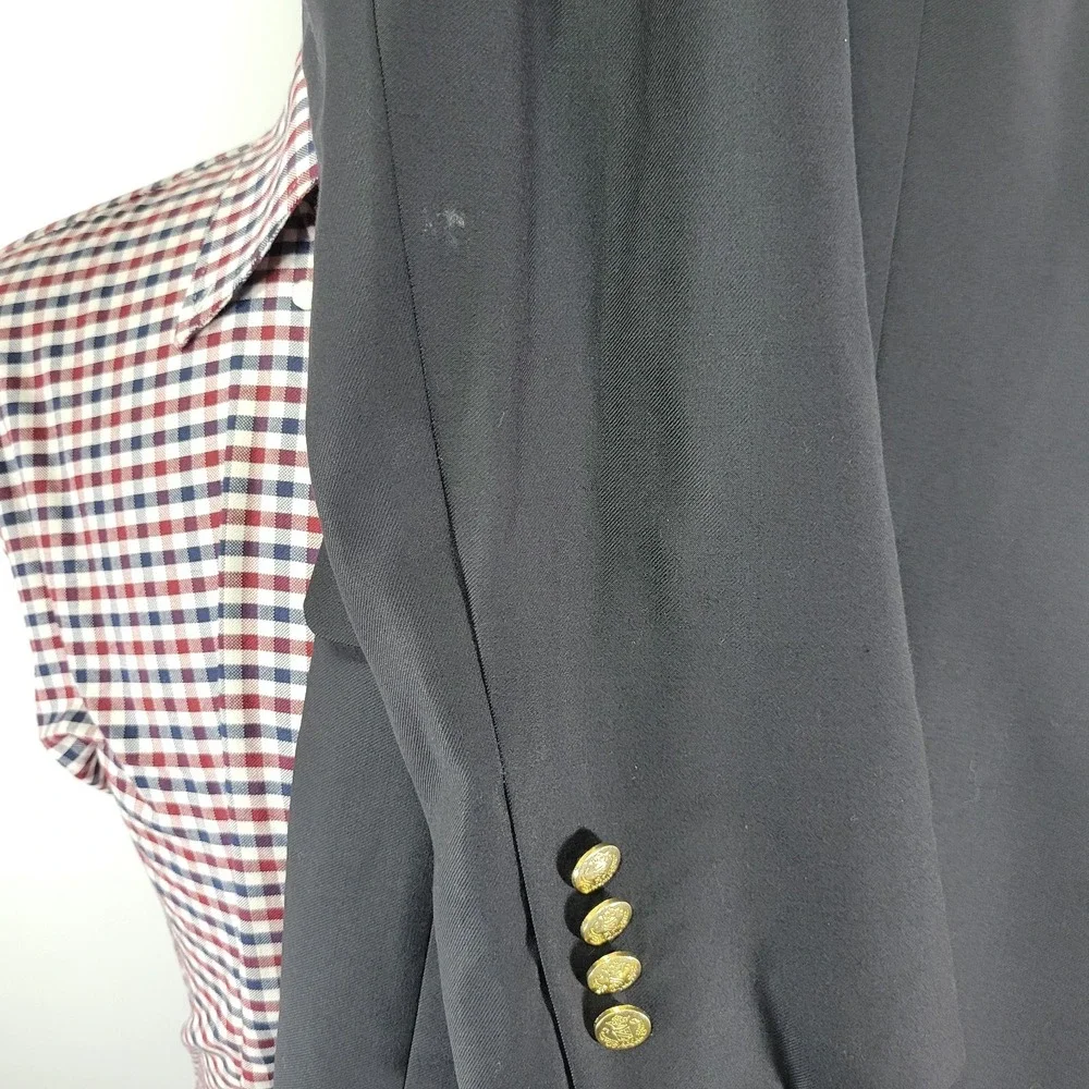 JOS A‎ BANK Signature Men's Sport Coat Blazer Two Button Navy Wool Size 43R